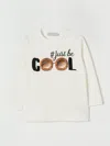 Monnalisa Graphic-print Long-sleeve Top In White
