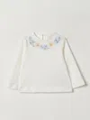 Monnalisa T-shirt  Kids Color Yellow Cream In White