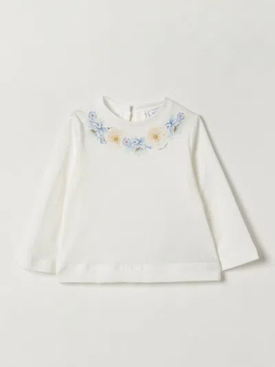 Monnalisa Babies' T-shirt  Kids Color Yellow Cream In White