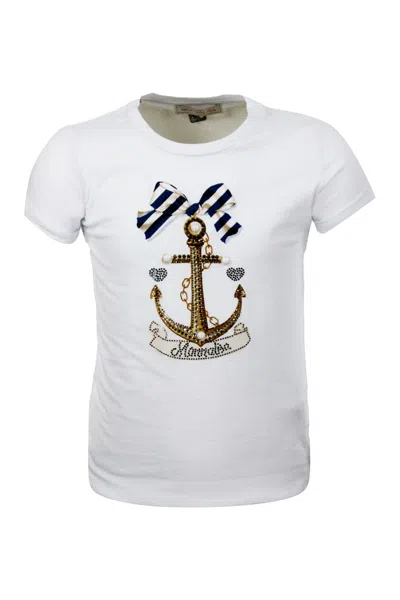 Monnalisa Kids' T-shirt In White