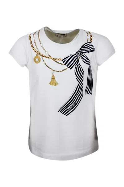 Monnalisa Kids' T-shirt In White