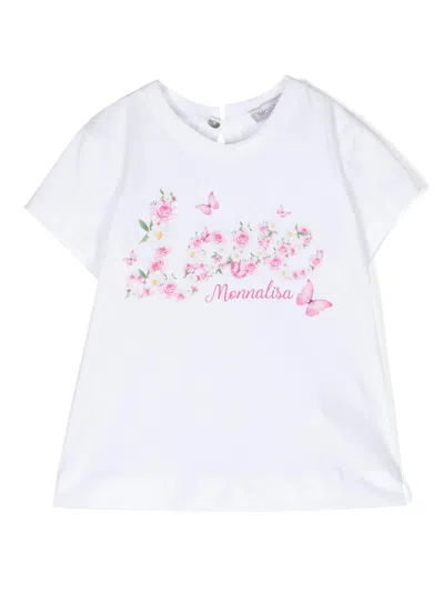 Monnalisa Kids'  T-shirts And Polos White