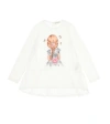 Monnalisa T-shirts And Polos White In White
