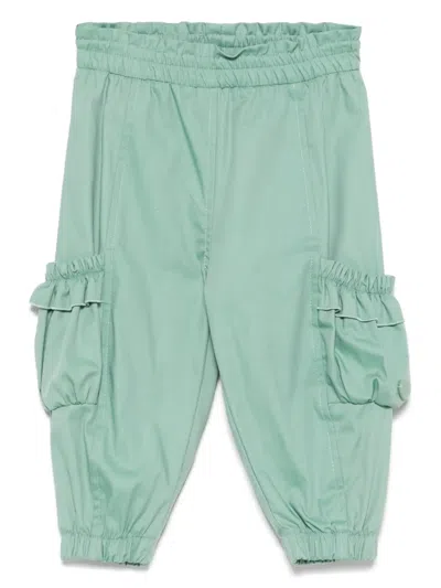Monnalisa Babies' Tapered Trousers In Green