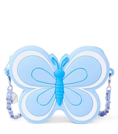 Monnalisa Kids' Tasche Aus Lederimitat In Blau