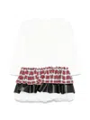 Monnalisa Teddy Bear-print Dress In White