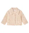 Monnalisa Teddy Jacket In Pink
