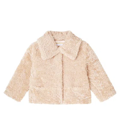 Monnalisa Kids' Teddy Jacket In Pink