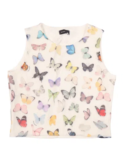 Monnalisa Tee Oblo Tulle St.farfall In White