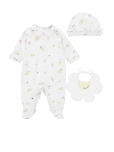 Monnalisa Kids'   Three-piece Daisy Set In White