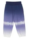 Monnalisa Tie Dye-print Elasticated-ankle Trousers In Blue