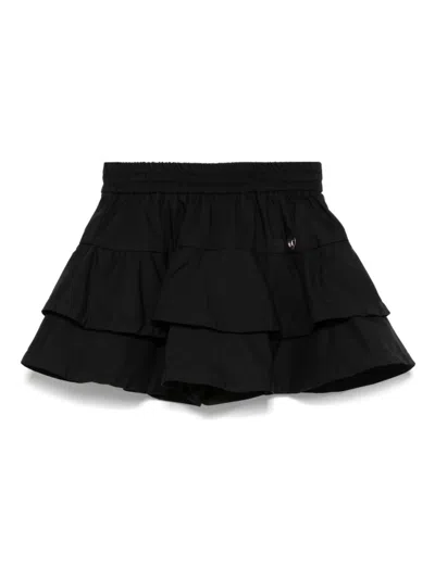 Monnalisa Kids' Tiered Skort In Black
