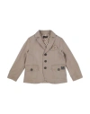 Monnalisa Toddler Boy Blazer Beige Size 6 Cotton In Beige