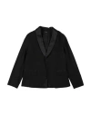 Monnalisa Toddler Boy Blazer Midnight Blue Size 4 Polyester, Viscose In Black