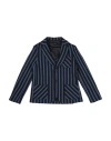 MONNALISA MONNALISA TODDLER BOY BLAZER MIDNIGHT BLUE SIZE 6 COTTON, POLYESTER, VISCOSE, POLYAMIDE