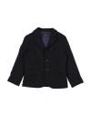 Monnalisa Toddler Boy Blazer Midnight Blue Size 6 Wool, Polyester In Blue