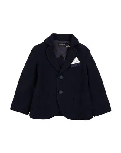Monnalisa Babies'  Toddler Boy Blazer Navy Size 6 Polyester, Viscose, Elastane In Blue