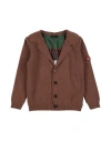 Monnalisa Toddler Boy Cardigan Chocolate Brown Size 6 Viscose, Polyamide, Wool, Cashmere