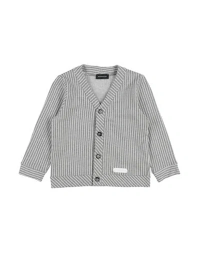 Monnalisa Babies'  Toddler Boy Cardigan Grey Size 3 Cotton