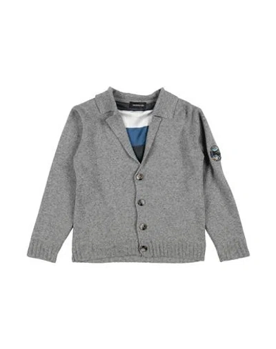Monnalisa Babies'  Toddler Boy Cardigan Grey Size 6 Viscose, Polyamide, Wool, Cashmere