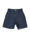 Monnalisa Toddler Boy Denim Shorts Navy Size 6 Cotton In Navy