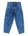 Monnalisa Toddler Boy Jeans Blue Size 4 Cotton, Elastane In Blue