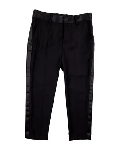 Monnalisa Babies'  Toddler Boy Pants Black Size 6 Polyester, Viscose