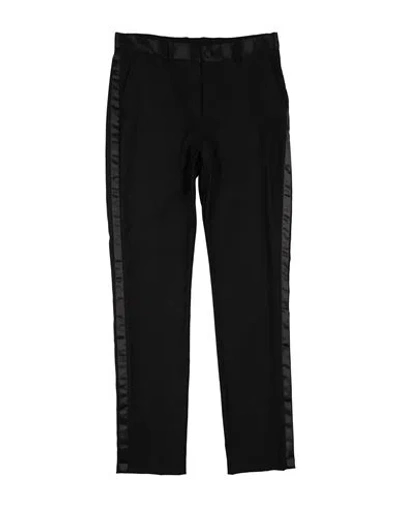 Monnalisa Babies'  Toddler Boy Pants Black Size 6 Polyester, Viscose
