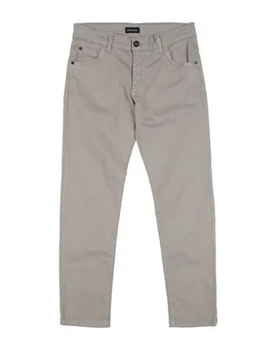 Monnalisa Babies'  Toddler Boy Pants Dove Grey Size 7 Cotton, Elastane In Gray