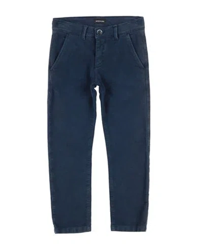 Monnalisa Babies'  Toddler Boy Pants Navy Size 6 Cotton, Elastane In Blue