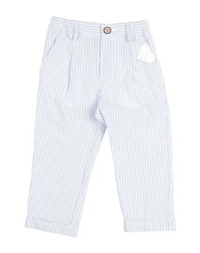 Monnalisa Babies'  Toddler Boy Pants White Size 3 Cotton