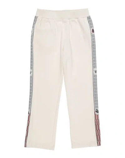 Monnalisa Babies'  Toddler Boy Pants White Size 3 Cotton