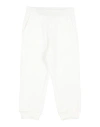 Monnalisa Toddler Boy Pants White Size 3 Cotton, Elastane