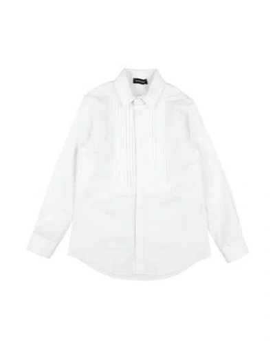 Monnalisa Babies'  Toddler Boy Shirt White Size 5 Cotton, Elastane