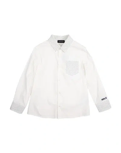 Monnalisa Babies'  Toddler Boy Shirt White Size 6 Cotton