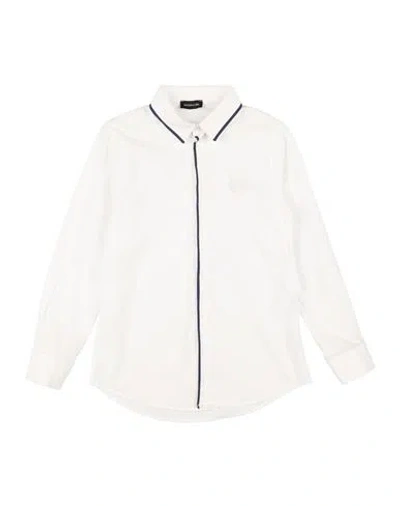 Monnalisa Babies'  Toddler Boy Shirt White Size 6 Cotton, Elastane