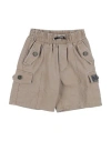 Monnalisa Babies'  Toddler Boy Shorts & Bermuda Shorts Khaki Size 6 Cotton In Beige