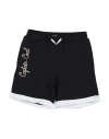 Monnalisa Newborn Boy Shorts & Bermuda Shorts Midnight Blue Size 3 Cotton In Blue