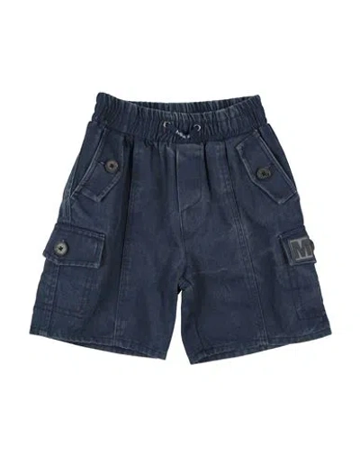 Monnalisa Babies'  Toddler Boy Shorts & Bermuda Shorts Midnight Blue Size 6 Cotton