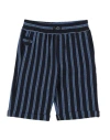 Monnalisa Toddler Boy Shorts & Bermuda Shorts Midnight Blue Size 6 Cotton, Polyester, Viscose, Polya In Blue