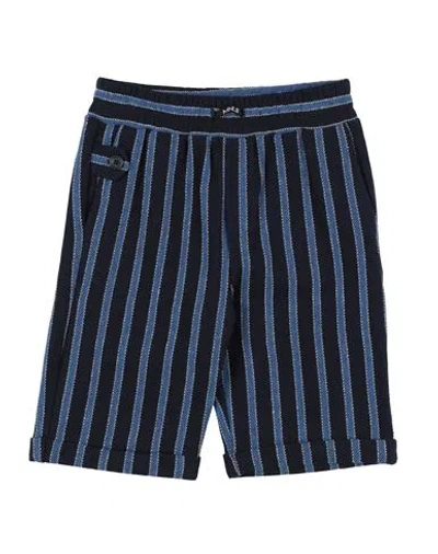 Monnalisa Babies'  Toddler Boy Shorts & Bermuda Shorts Midnight Blue Size 6 Cotton, Polyester, Viscose, Polya