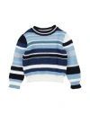 Monnalisa Toddler Boy Sweater Blue Size 6 Cotton In Blue