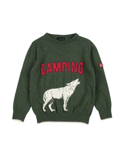 Monnalisa Babies'  Toddler Boy Sweater Military Green Size 6 Viscose, Polyamide, Wool, Cashmere