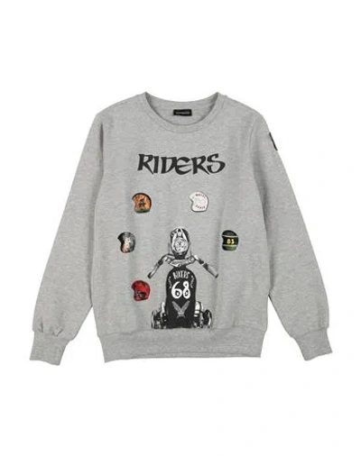 Monnalisa Babies'  Toddler Boy Sweatshirt Grey Size 6 Cotton, Polyester, Elastane