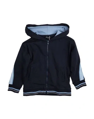 Monnalisa Babies'  Toddler Boy Sweatshirt Midnight Blue Size 5 Cotton