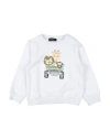 Monnalisa Baumwoll-sweatshirt Mit Safari-print In White