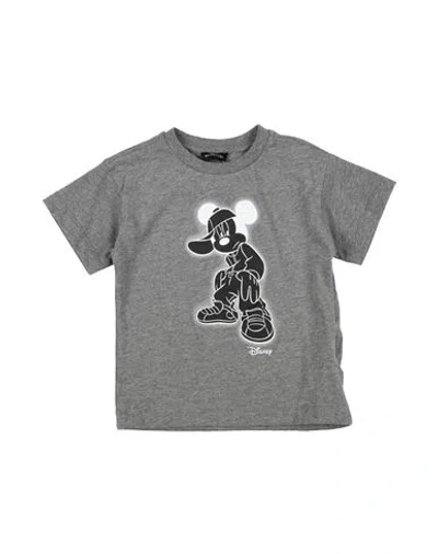 Monnalisa Babies'  Toddler Boy T-shirt Grey Size 4 Cotton