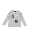 Monnalisa Toddler Boy T-shirt Grey Size 6 Cotton, Elastane