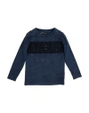 Monnalisa Toddler Boy T-shirt Midnight Blue Size 6 Cotton In Blue