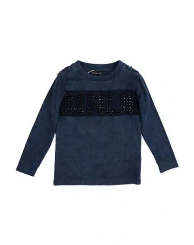 Monnalisa Babies'  Toddler Boy T-shirt Midnight Blue Size 6 Cotton